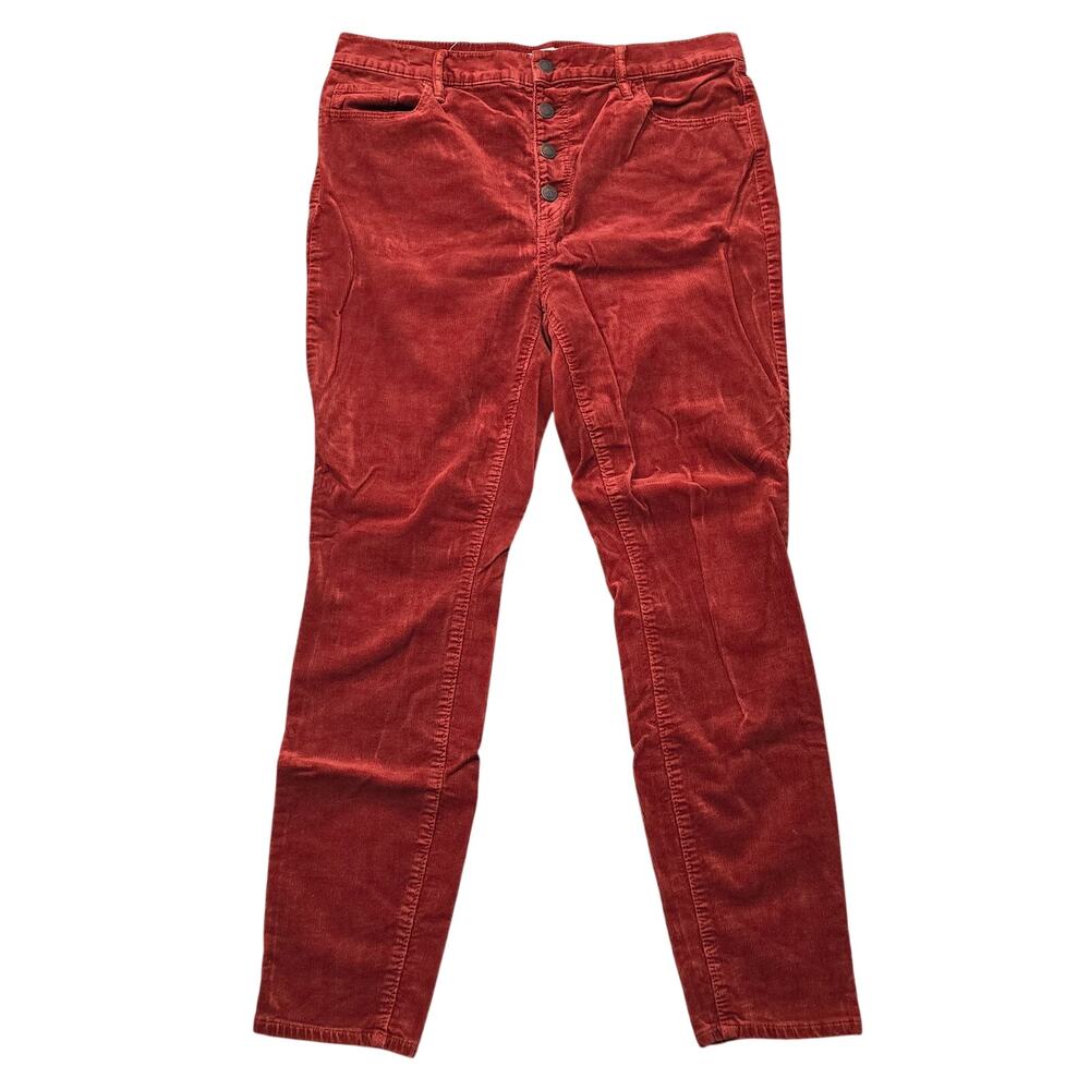 Ann Taylor Loft Outlet Corduroy High Rise Skinny Pants Slacks